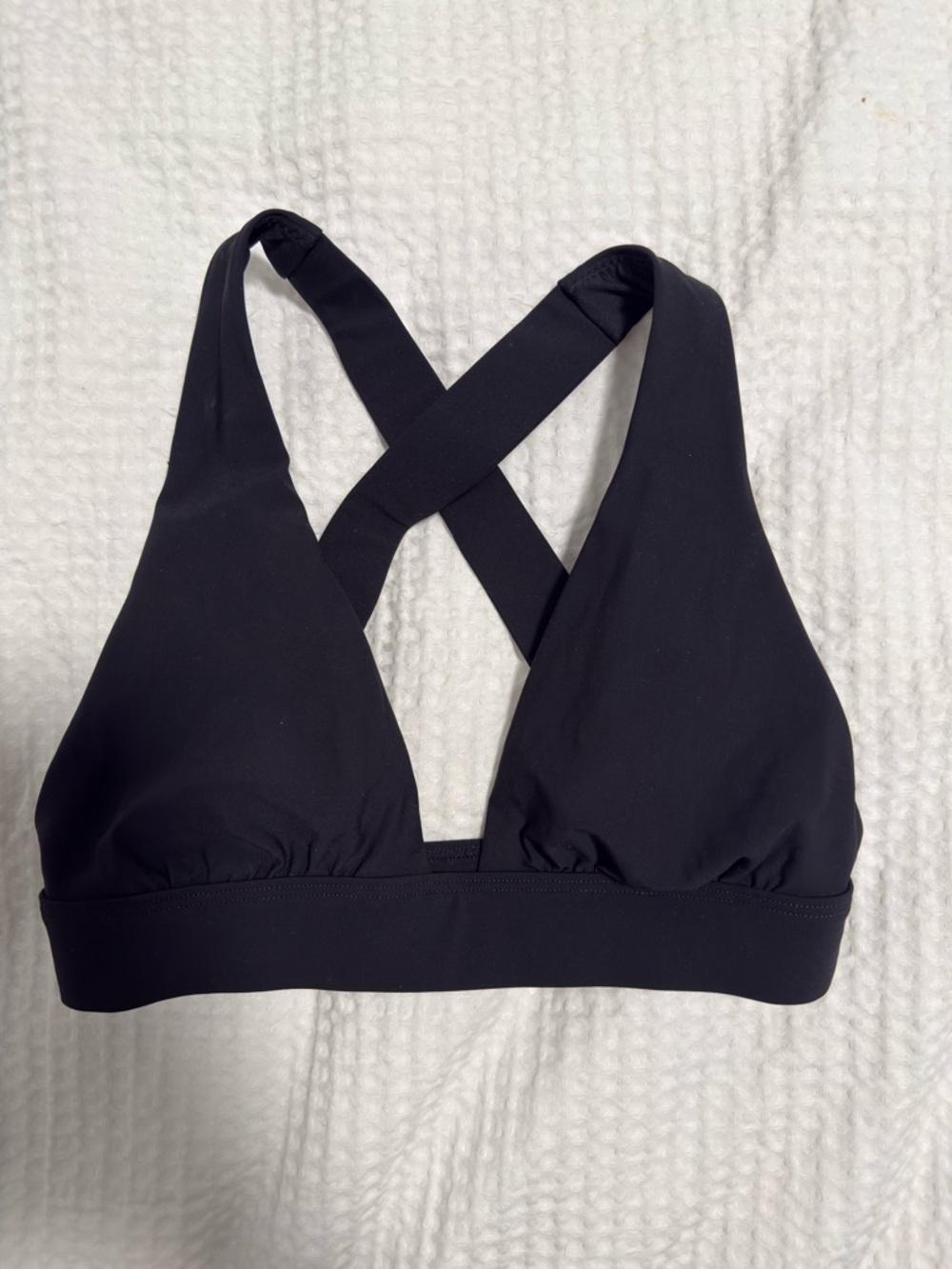 Sweaty Betty Black Crisscross Sports Bralette